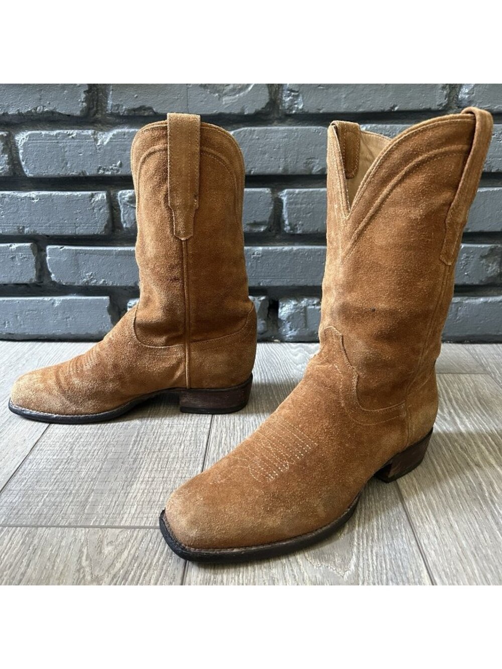 Tecovas The Jackson Suede Western Cowboy Boots Mens 8.5 D